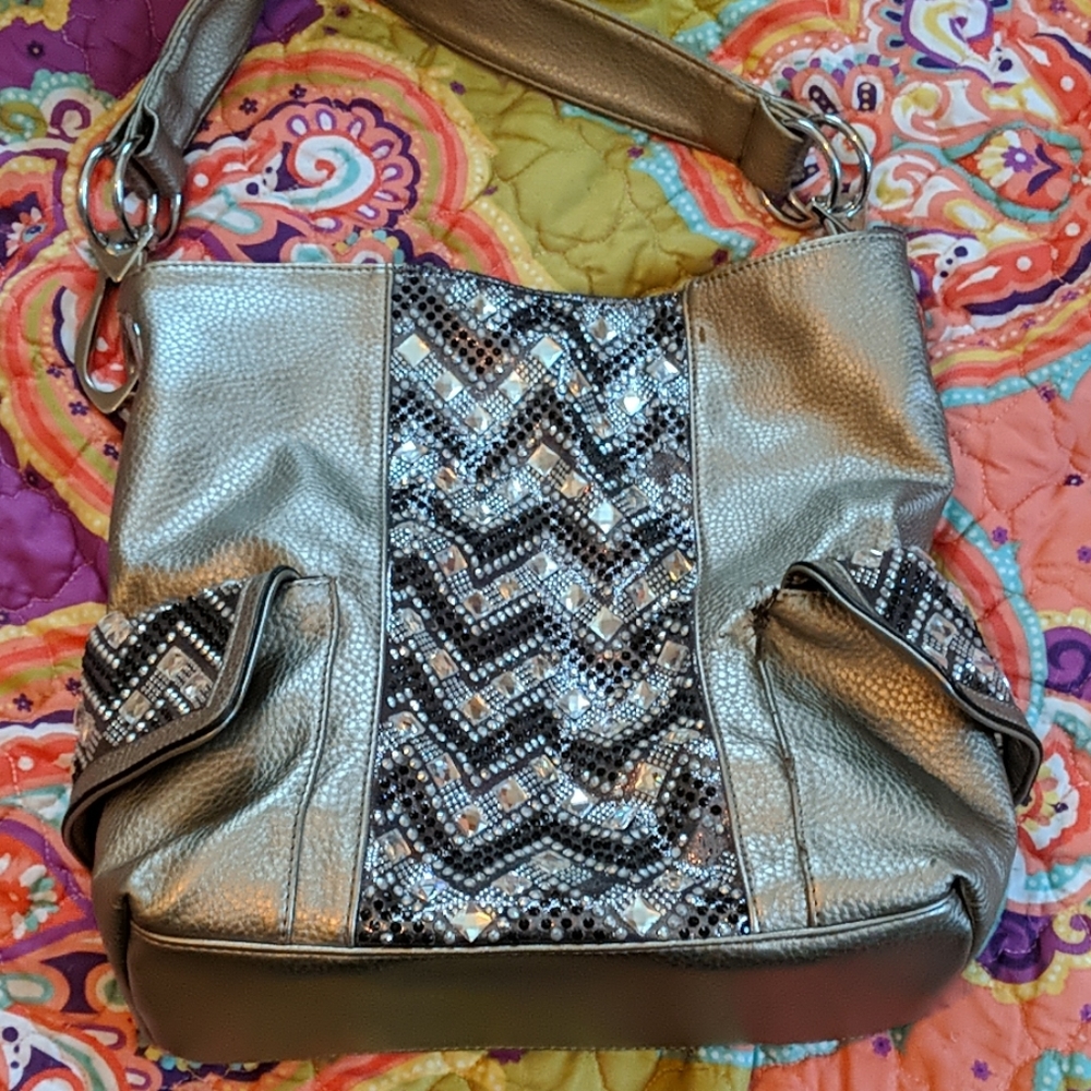 Silver purse